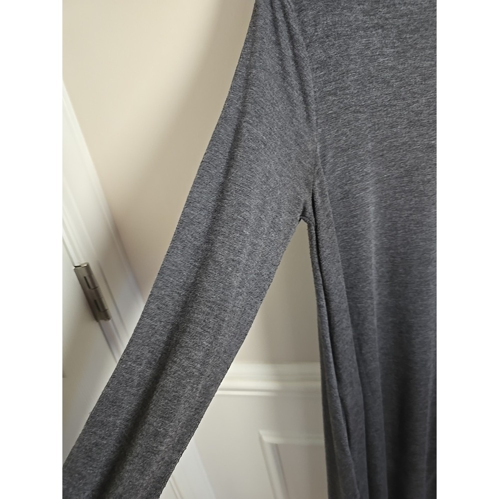 Zenana Premium Women's Gray 3/4 Sleeve Stretch Shift Dress Size‎ L Pockets - Picture 9 of 10